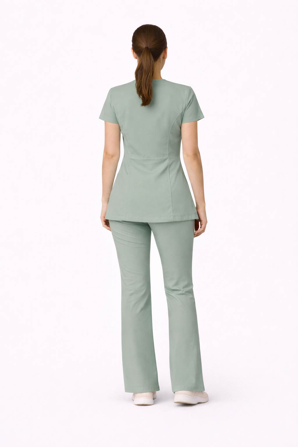 Scrub medical damă olive – Model PRO