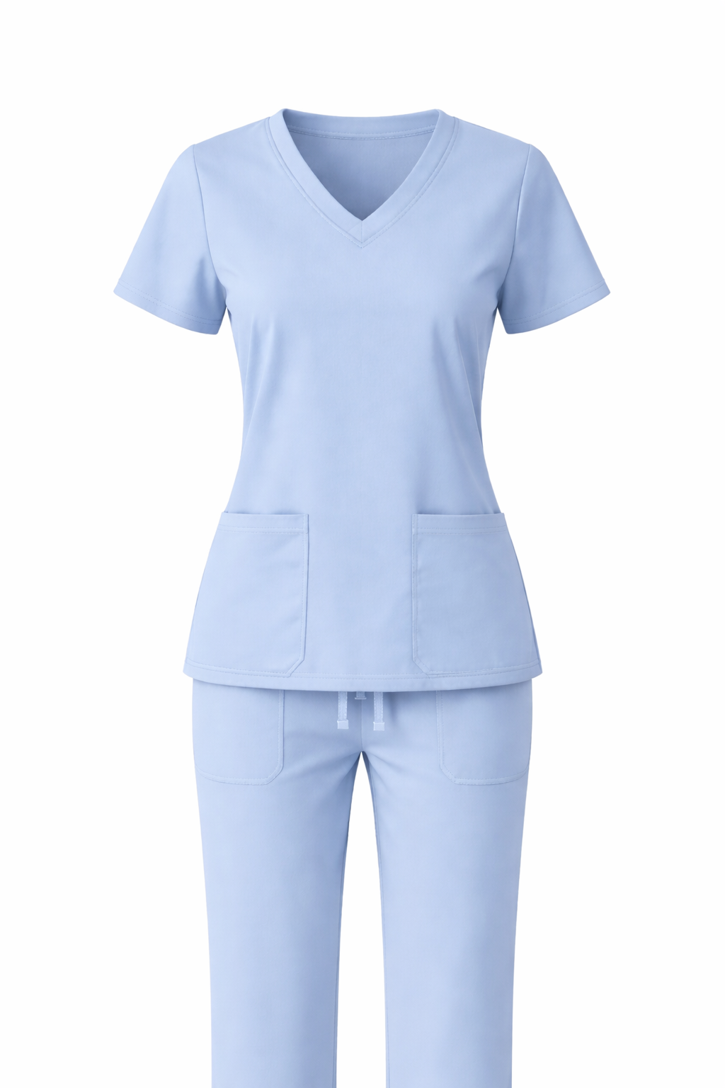 Scrub medical damă bleu  – Model CARE