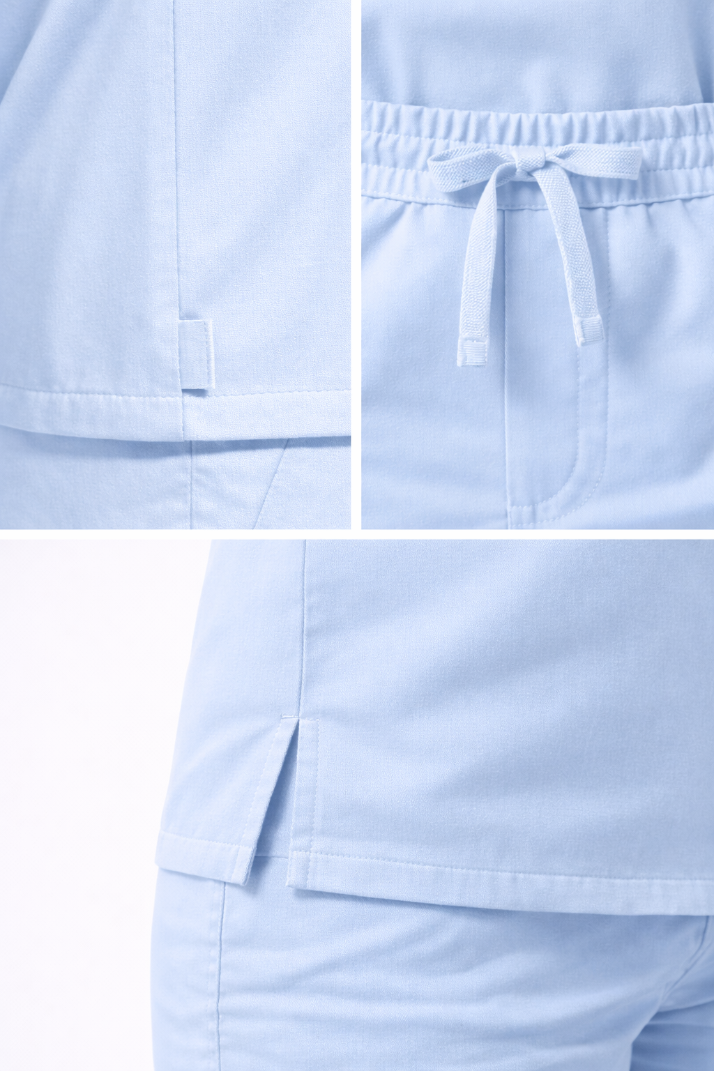 Scrub medical damă bleu  – Model CARE