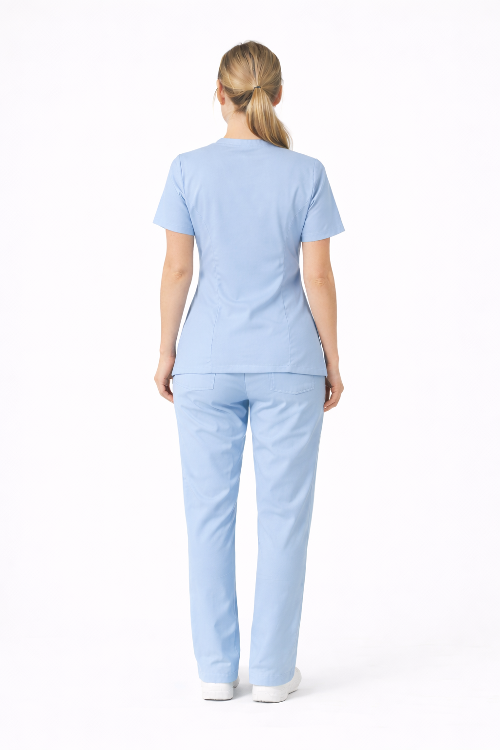 Scrub medical damă bleu  – Model CARE