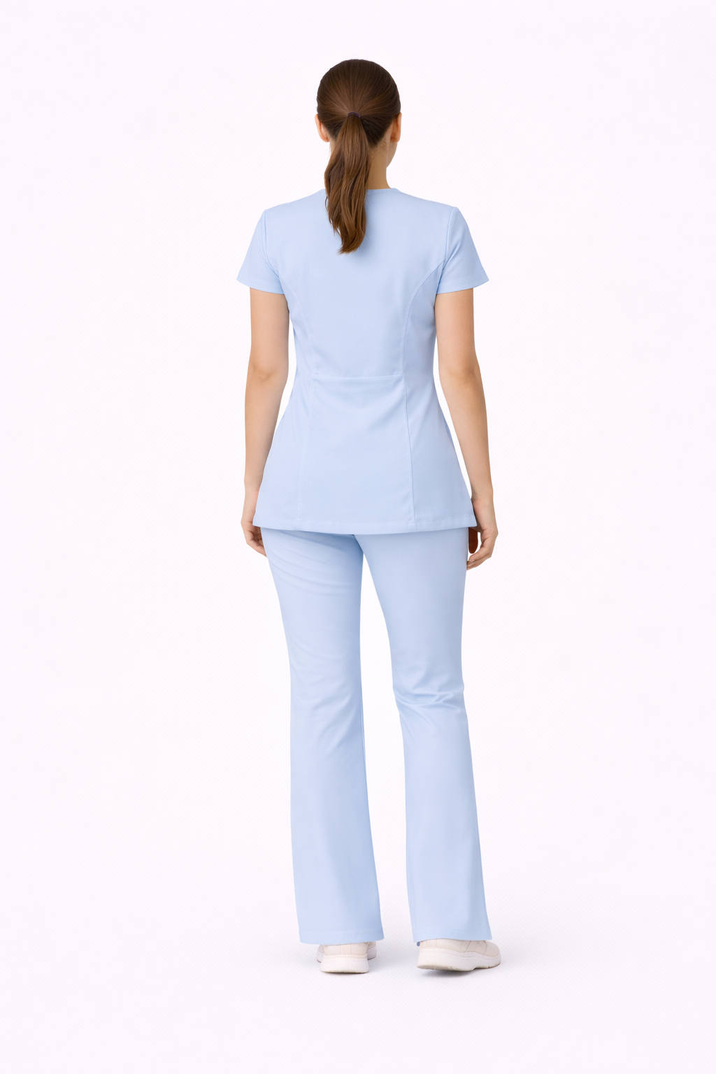 Scrub medical damă bleu – Model PRO